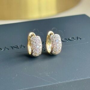 Dana Rebecca Designs Large Huggie Earrings in Yellow Gold